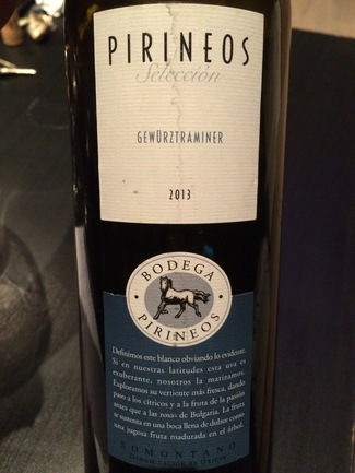 Pirineos selección Gewürztraminer 2013