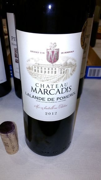 Château Marcadis 2012