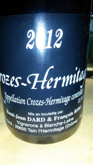 Dard & Ribo Crozes-Hermitage 2012