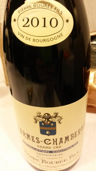 Pierre Boureé Charmes Chambertin GC 2010