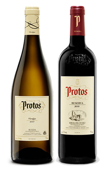 Protos Verdejo y Protos Reserva 2010 galardonados por "Saborea España"