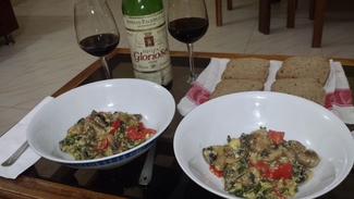 La cena del revuelto