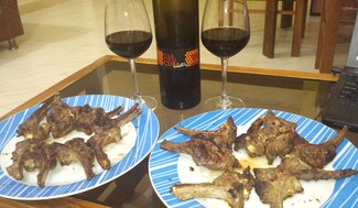 La cena...