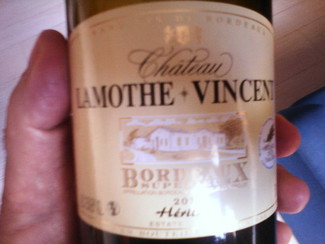 Château Lamothe Vicent Héritage 2012