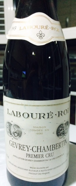Labouré-Roi Gevrey-Chambertin 1er Cru 1993