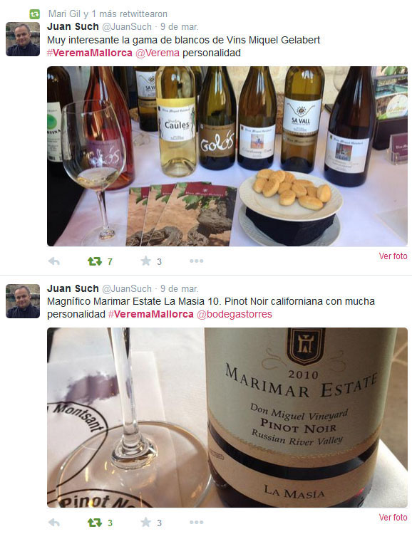 Estas son las cifras en Twitter de la Experiencia #VeremaMallorca 2015