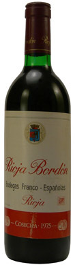 Rioja Bordón Cosecha 1975