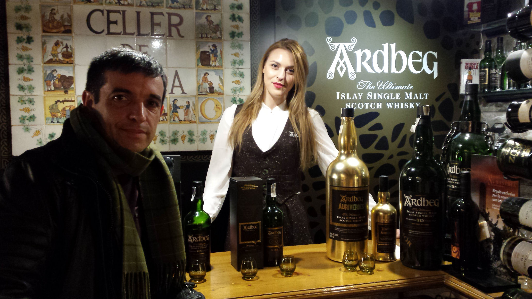 Degustación de Ardbeg en el Celler de Gelida (Barcelona)