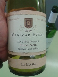 Marimar Estate La Masia Pinot Noir 2009