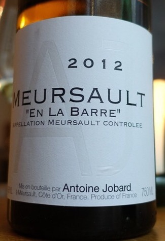 Antoine Jobard Meursault En La Barre 2012