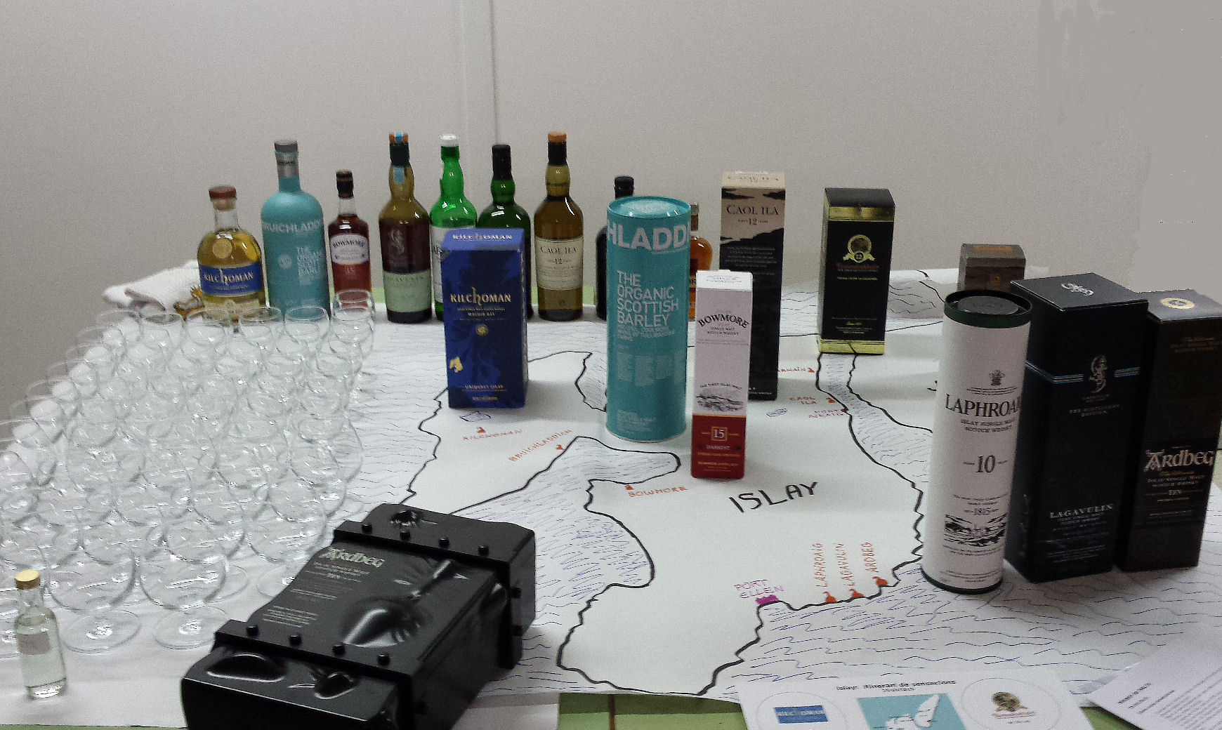 Cata de los whiskys de Islay y Jura