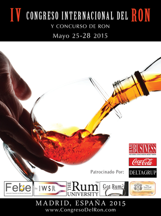 El IV Congreso Internacional del Ron 2015 tendrá lugar en Madrid, del 25 al 28 de mayo