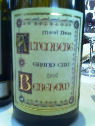 Marcel Deiss Altenberg de Bergheim Grand Cru 2010