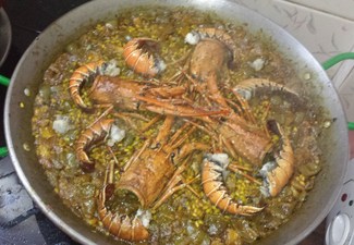 Paellita de langosta