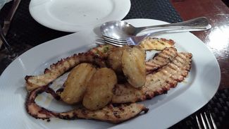 Pulpo a la parrilla