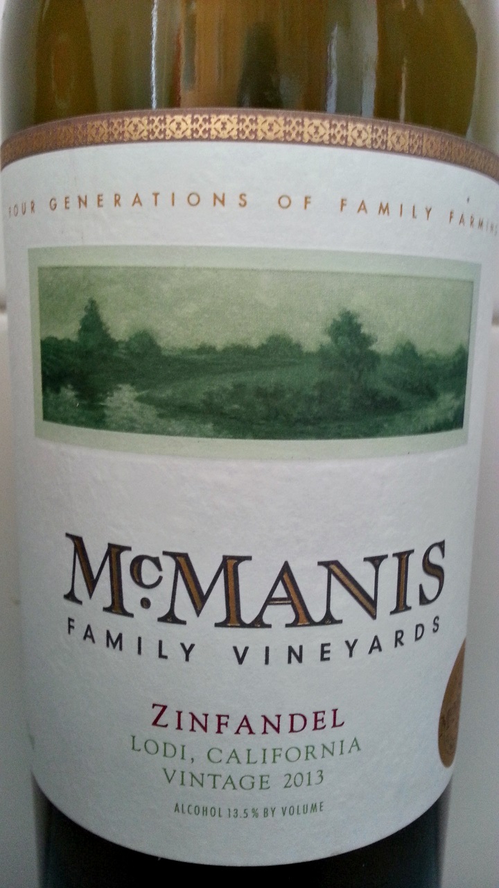 Agradable Zinfandel de McManis