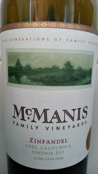 Agradable Zinfandel de McManis