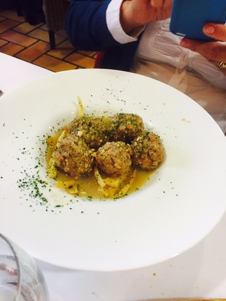 Sabrosas albóndigas.