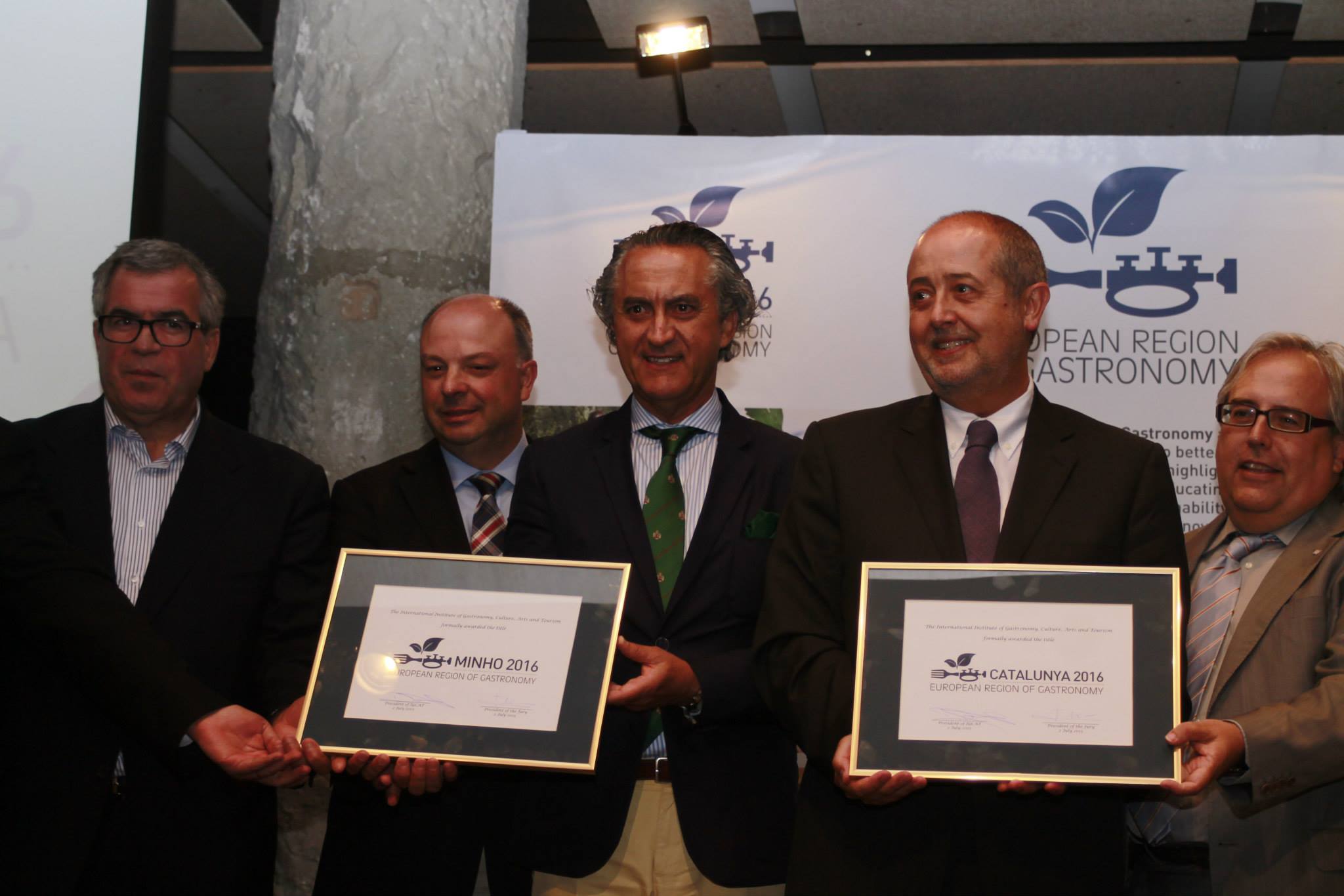 Cataluña, Declarada Región Europea de la Gastronomía 2016