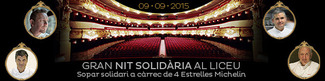 Cuatro Estrellas Michelin en la Gran Noche Solidaria en el Liceu de Barcelona