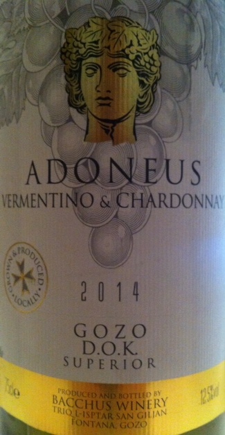 Adoneus Blanco - Chardonnay y Vermentino 2014