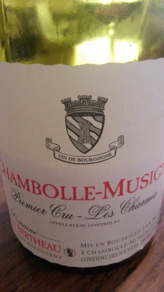 François Bertheau Chambolle-Musigny 1er Cru “Les Charmes” 2009