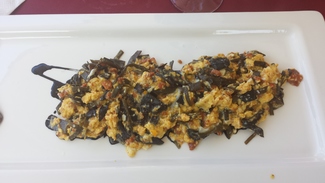 Revuelto de algas y erizos