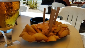 Patatas Infierno. Bar Mar Chica de Benicarló