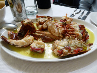Bogavante a la sarten