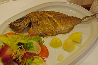 Pargo a la plancha