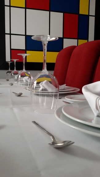 Comedor en la planta alta.