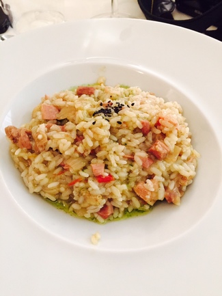 Arroz con cordero, delicioso.