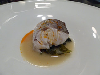 Merluza de Celeiro con jugo de cocido