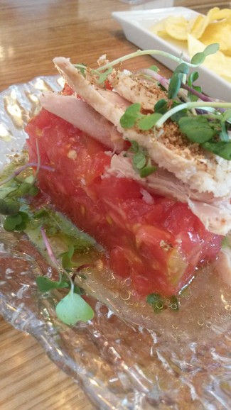 tartar de tomate con bonito