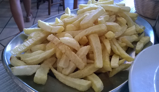 Patatas fritas de Pollo piri piri Ramires