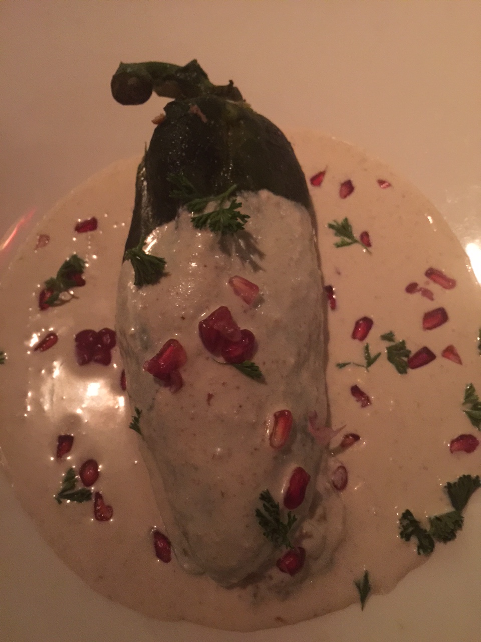 Chiles en Nogada, el plato de la independencia mexicana