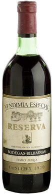 Bodegas Bilbaínas Vendimia Especial Gran Reserva 1970