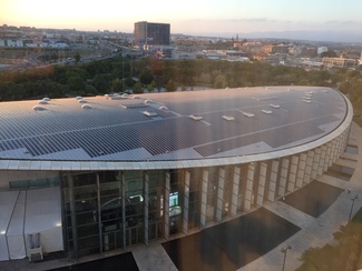 Palacio de Congresos desde el cuarto.