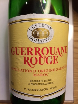 Guerrouane Rouge Domaines Les Trois 2013