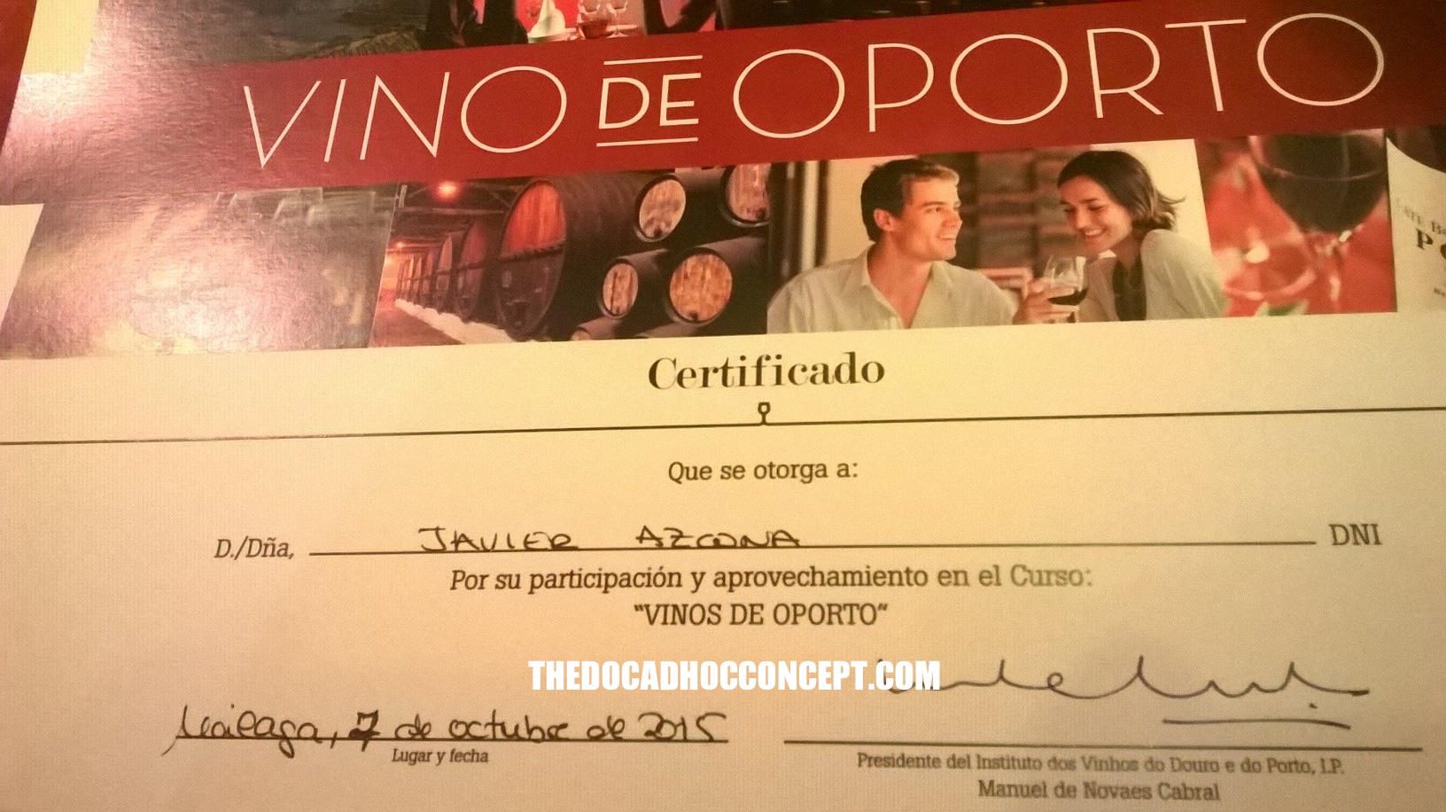 Los grandes vinos de Oporto. Cata formativa para la ASM de Málaga. Cristina Tierno lo desgrana