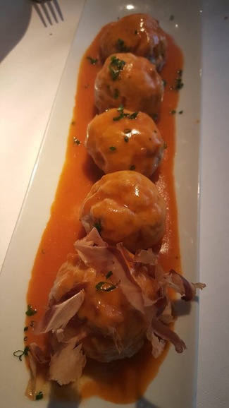 Albondigas de bonito y calamar