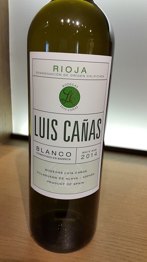 Luis Cañas Blanco Fermentado en Barrica 2014