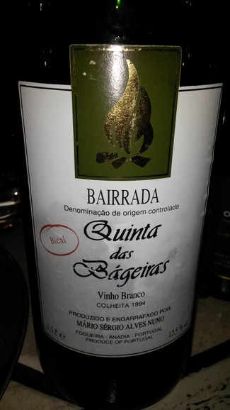 Quinta das Bageiras branco bical 1994