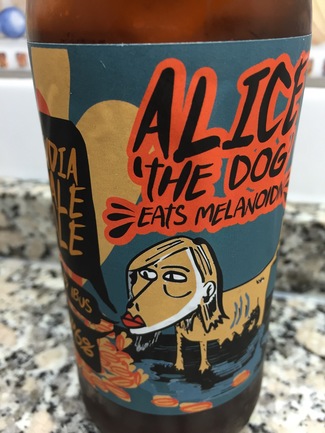 Alice the dog eats melanoidin