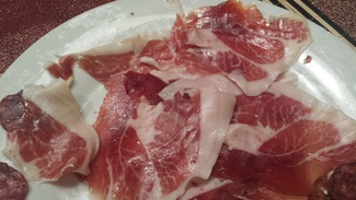 Detalle del jamón