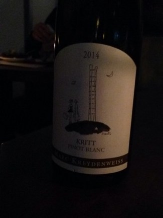 Kreydenweiss Kritt Pinot Blanc 2014