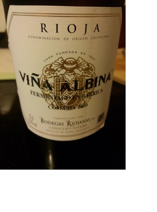 Viña Albina blanco fermentado en barrica 2009