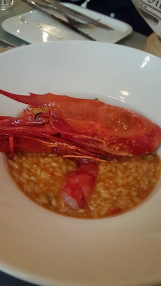 Falso rissotto de carabinero