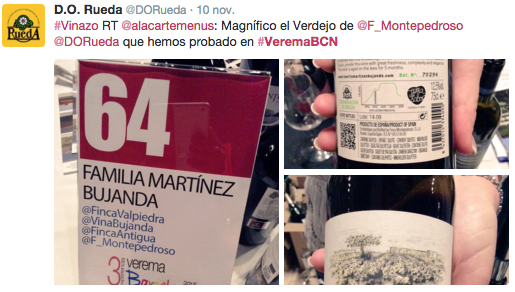Las cifras en Twitter de la Experiencia Verema Barcelona 2015 #VeremaBCN