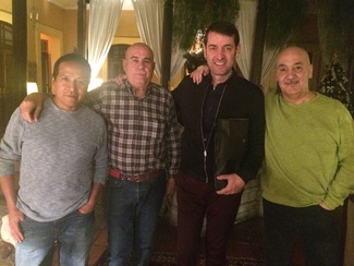 Con los amigos